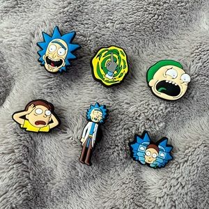 Rick & Morty Croc Charms